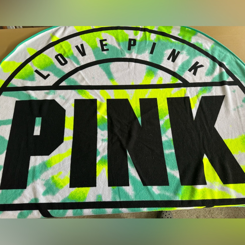 PINK Victoria's Secret Tie-Dye Beach Towel